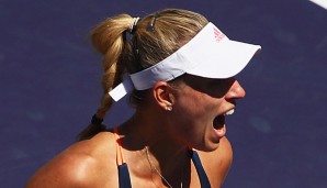 Angelique Kerber kann auf eine komfortable Führung bauen