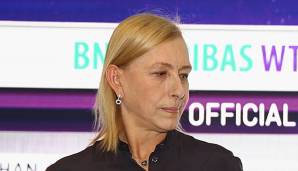 Martina Navratilova bei den WTA-Finals in Singapur