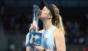 Glückliche Siegerin - Elina Svitolina war in Brisbane nicht zu schlagen