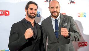 Seth Rollins (l.) war beim legendären Kampf der Beste.