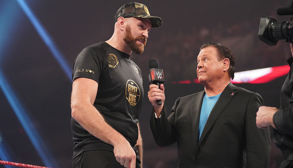 Der Gipsy King wurde von Jerry "The King" Lawler interviewt und forderte eine Entschuldigung von Strowman.